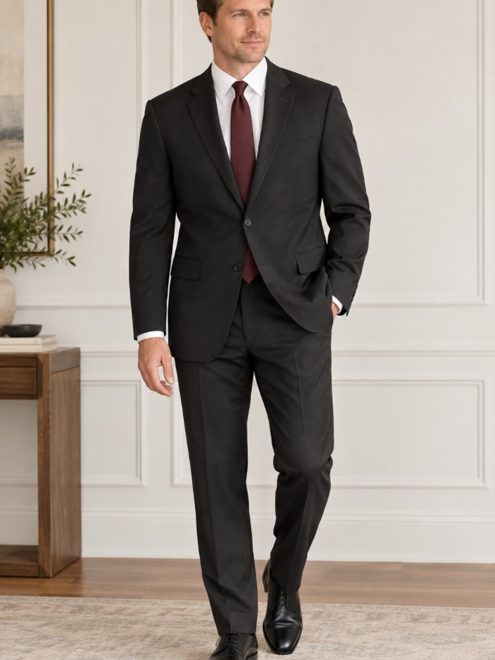 Sharp! Ralph Lauren Black Summer Suit